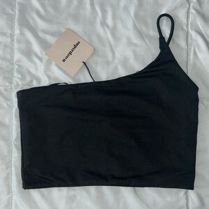 Revolve Superdown black crop XS